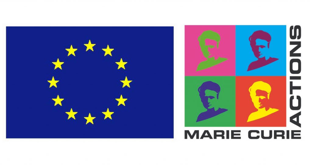 EU flag and Marie Curie Actions logo